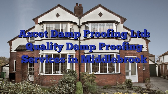 Ascot Damp Proofing Ltd: Quality Damp Proofing Services in Middlebrook