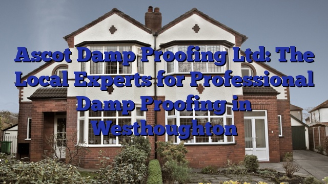 Ascot Damp Proofing Ltd: The Local Experts for Professional Damp Proofing in Westhoughton