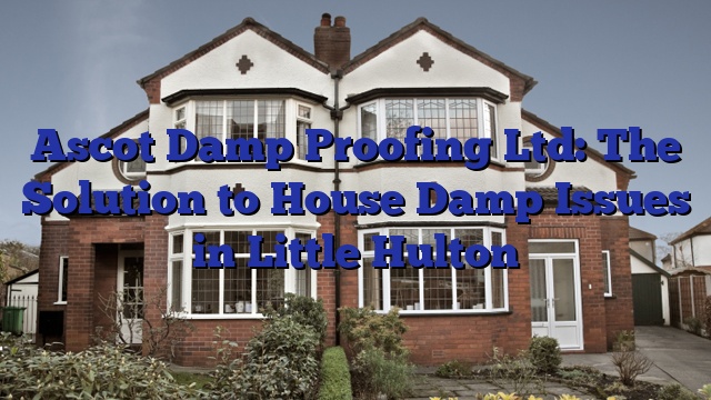 Ascot Damp Proofing Ltd: The Solution to House Damp Issues in Little Hulton